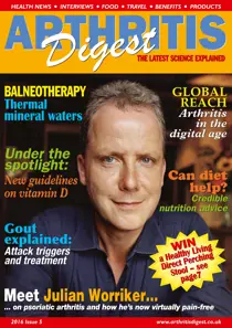 Arthritis Digest Issue 5 2016 
                issue Arthritis Digest Issue 5 2016