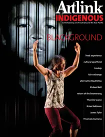 Artlink Indigenous IV: Blackground 
                issue Artlink Indigenous IV: Blackground