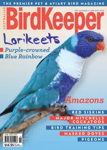 BirdKeeper Vol 29 Issue 2 
                issue BirdKeeper Vol 29 Issue 2