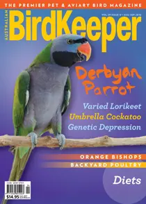 BirdKeeper Vol 29 Issue 4 
                issue BirdKeeper Vol 29 Issue 4