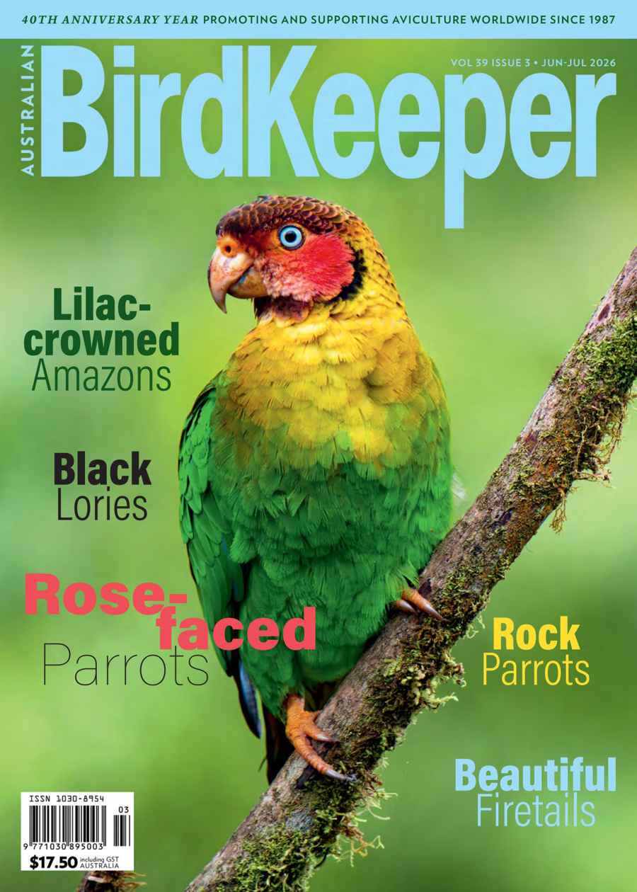 Australian Birdkeeper Magazine issue Volume 39.3