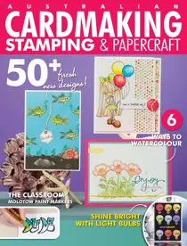 Australian Cardmaking Stamping and Papercraft Volume 25 Issue 5