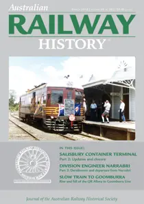 Australian Railway History ARH March 2018