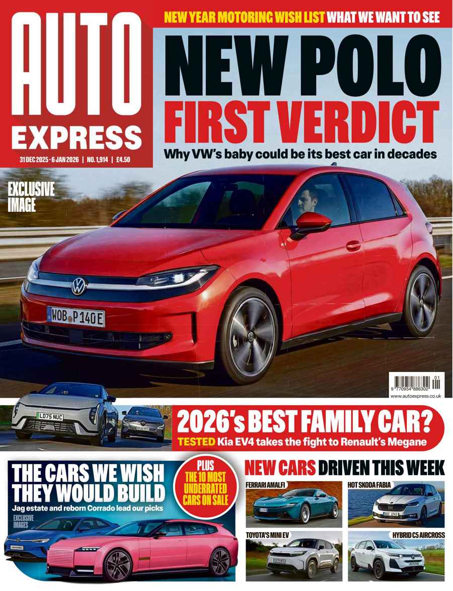 Auto Express issue 31/12/2025