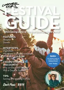 Culture Kicks Festival Guide 
                issue Culture Kicks Festival Guide
