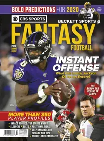 Beckett Football Magazine Fantasy Fball 1-2020