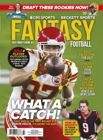 Beckett Football Magazine Fantasy Fball 1 2021
