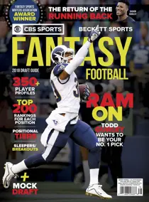 Beckett Football Magazine Fantasy Football 1 2018