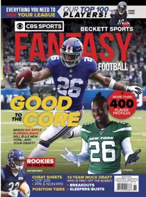 Beckett Football Magazine Fantasy Football 2 2019