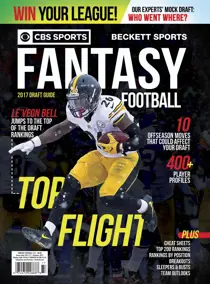 Beckett Football Magazine Fantasy Football Summer 2017