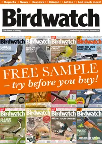 Birdwatch Magazine 
                issue FREE SAMPLE ISSUE OF BIRDWATCH