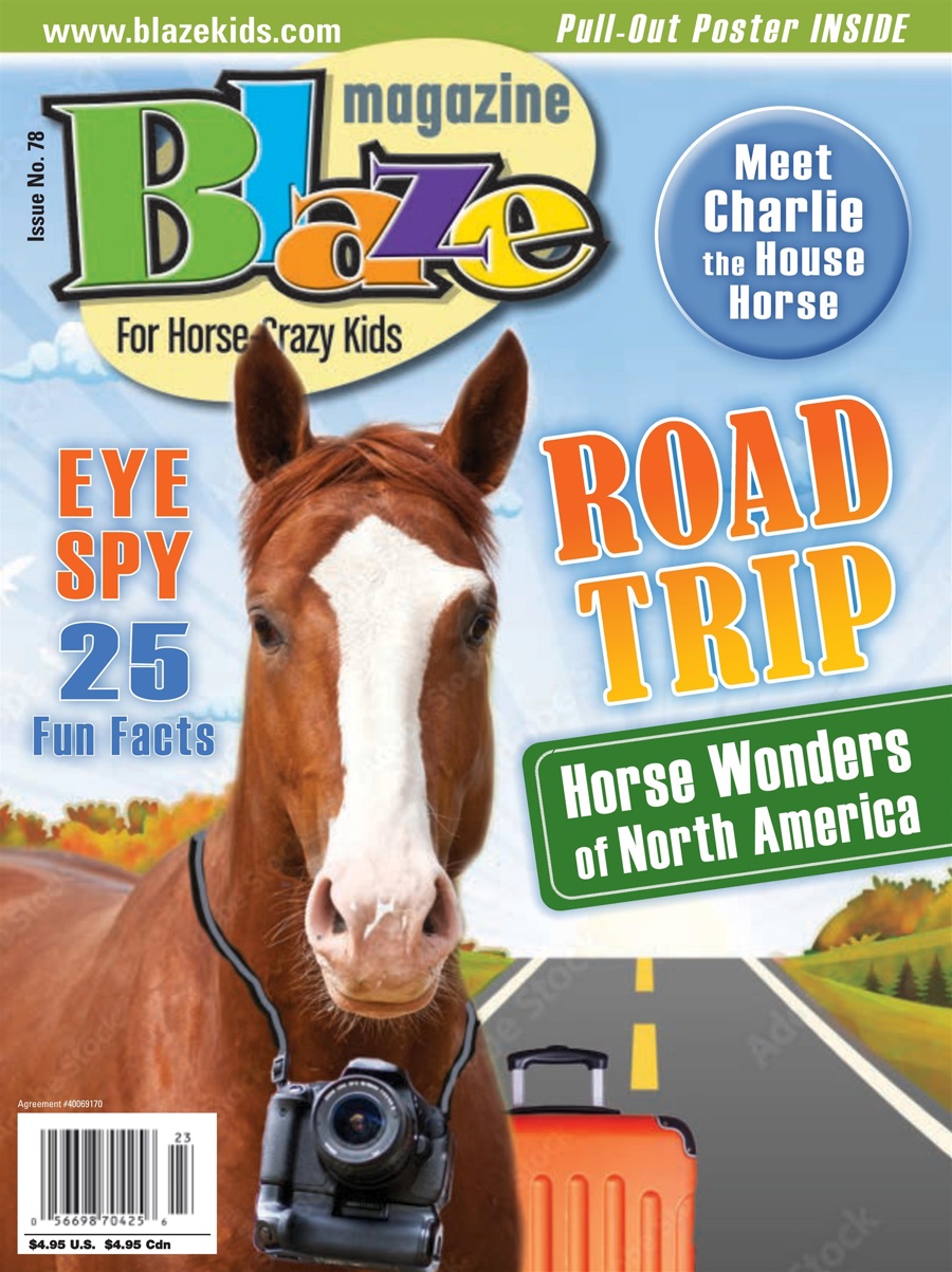 Blaze Magazine For Horse Crazy Kids issue Fall 2022