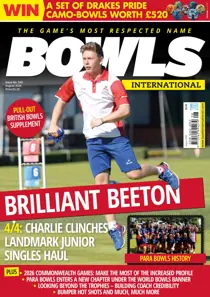 Bowls International issue August 2026