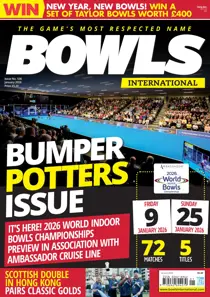 Bowls International issue January 2026