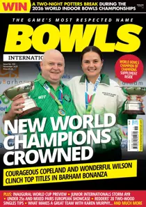 Bowls International 
                issue November 2025