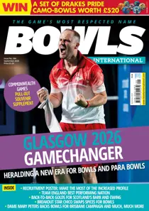Bowls International issue September 2026