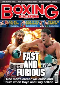 Boxing Monthly August 2013 
                issue Boxing Monthly August 2013