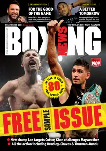 Boxing News FREE 80-PAGE SAMPLE ISSUE – Christmas 2014