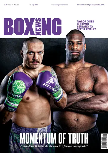 Boxing News Demo issue July 17 2025