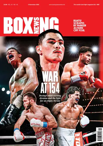 Boxing News Demo issue November 6 2025