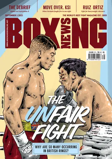 Boxing News Demo issue September 1 2022