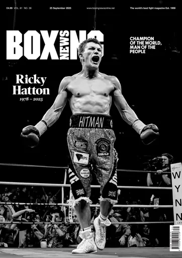 Boxing News Demo issue September 25 2025