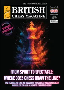 British Chess Magazine 
                issue November 2025