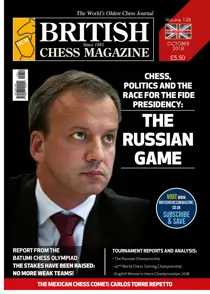 October 2018 
                issue October 2018