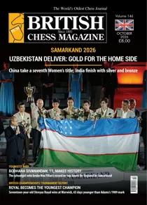 British Chess Magazine 
                issue October 2026