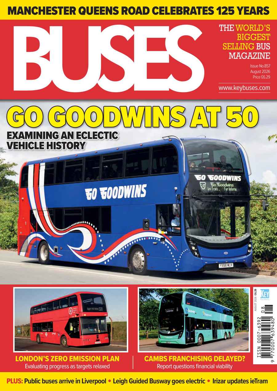 Buses Magazine issue August 2026