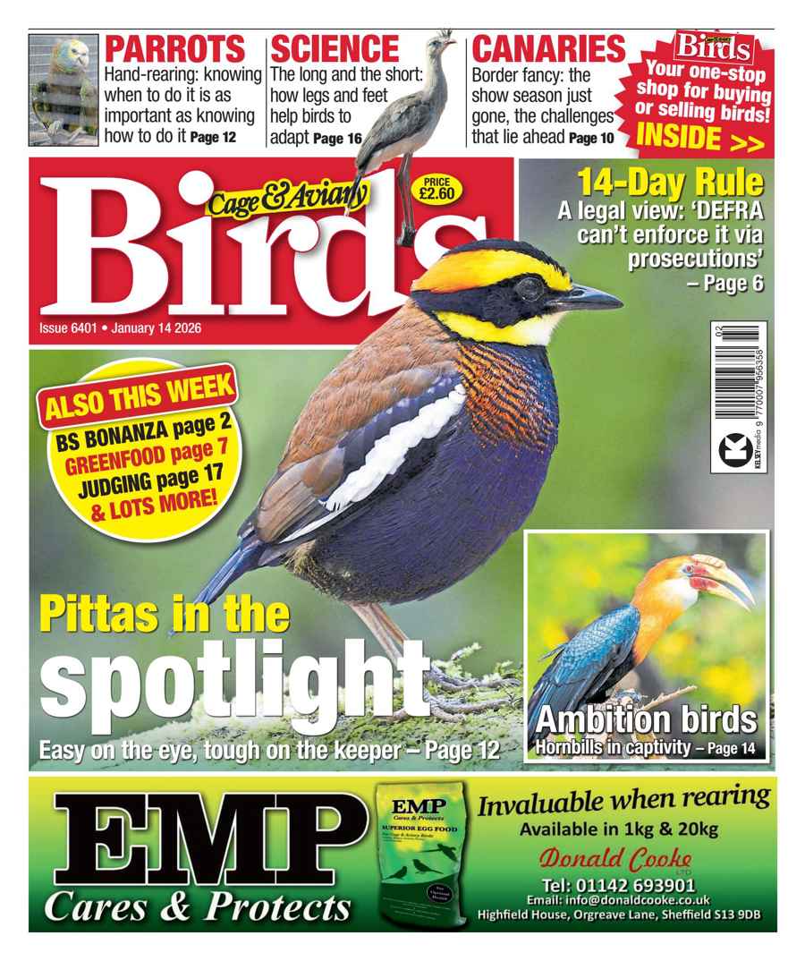 Cage & Aviary Birds issue 14th January 2026