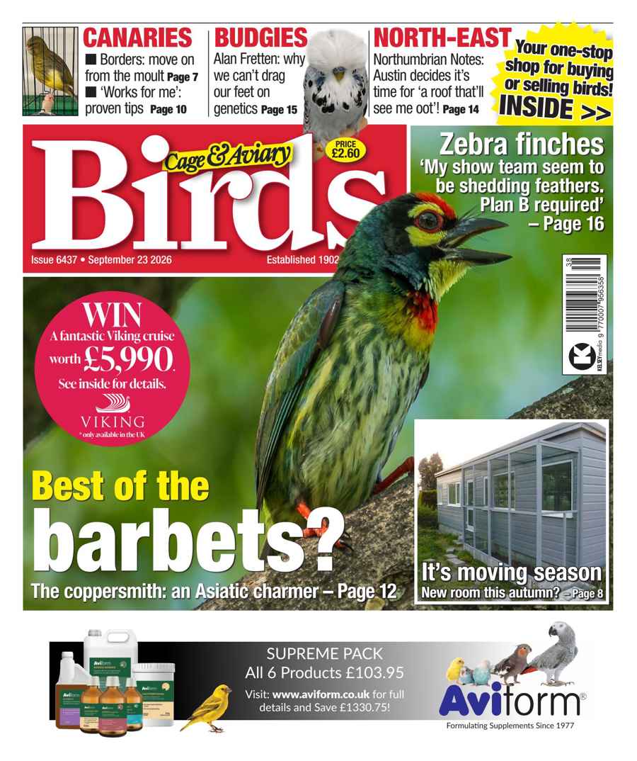 Cage & Aviary Birds issue 23rd September 2026