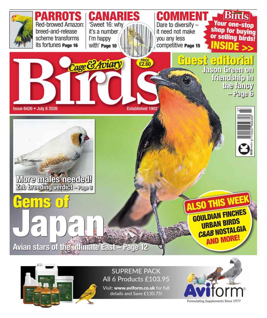 Cage & Aviary Birds issue 8th July 2026