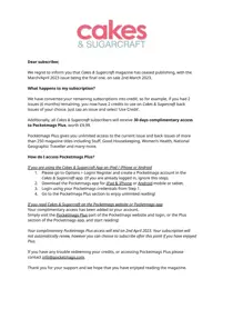 Important Notice 
                issue Important Notice