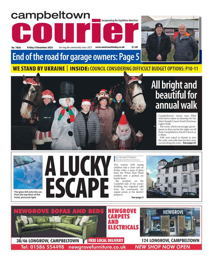 Campbeltown Courier issue Friday, December 05, 2025