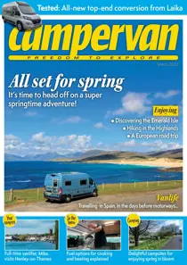 All Set For Spring - March 2022 PLUS Free 2022 Campervan & Motorhome Guide 
                issue All Set For Spring - March 2022 PLUS Free 2022 Campervan & Motorhome Guide