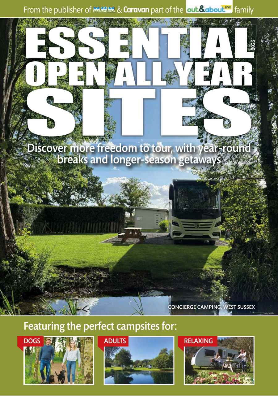 Camping issue Essential Open All Year Sites 2026