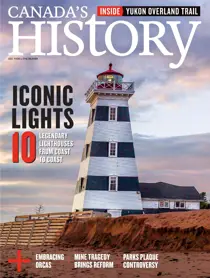 Canada's History issue Canada's History