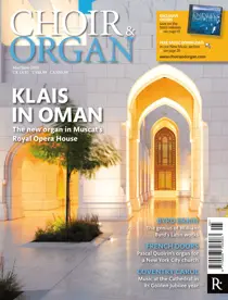 Choir & Organ May-June 2012 
                issue Choir & Organ May-June 2012
