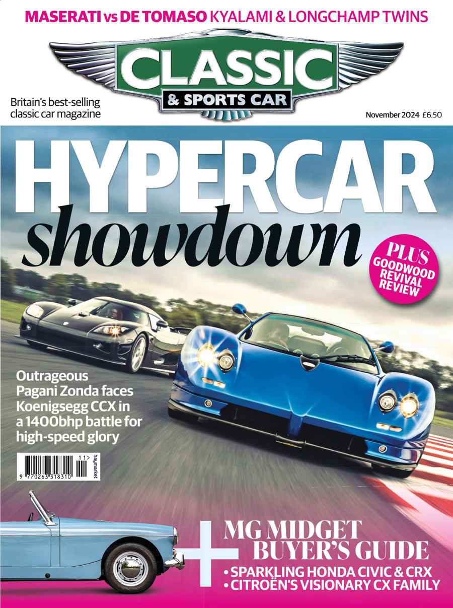 Classic & Sports Car issue Nov-24
