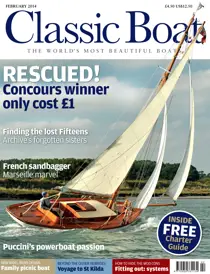 Classic Boat Feb 2014 
                issue Classic Boat Feb 2014