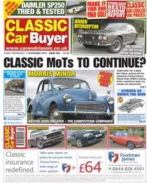 No.252 Classic MoT's to continue? 
                issue No.252 Classic MoT's to continue?