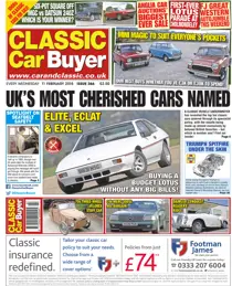No.265 UK's Most Cherished Cars Named 
                issue No.265 UK's Most Cherished Cars Named