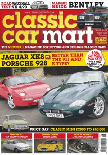 Vol.20 No.9 Jaguar XK8 vs Porsche 928 
                issue Vol.20 No.9 Jaguar XK8 vs Porsche 928