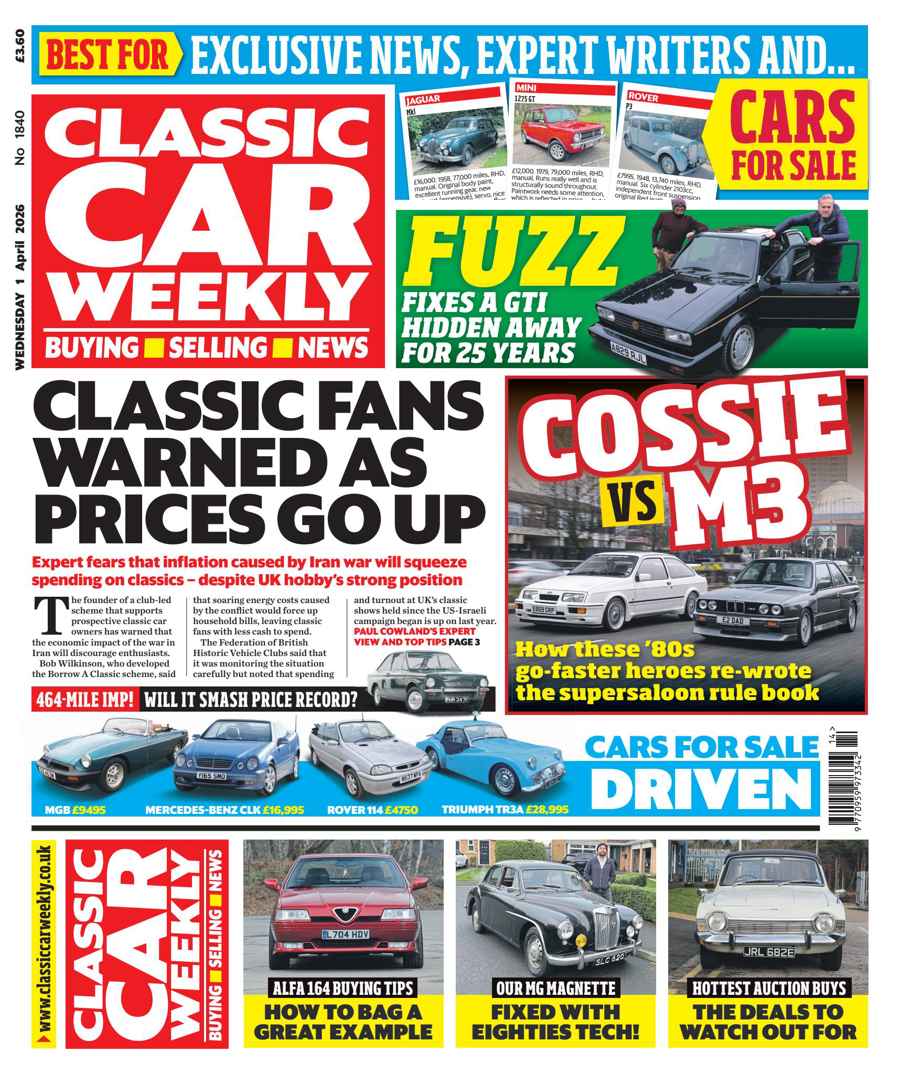 Classic Car Weekly issue 01 April 2026