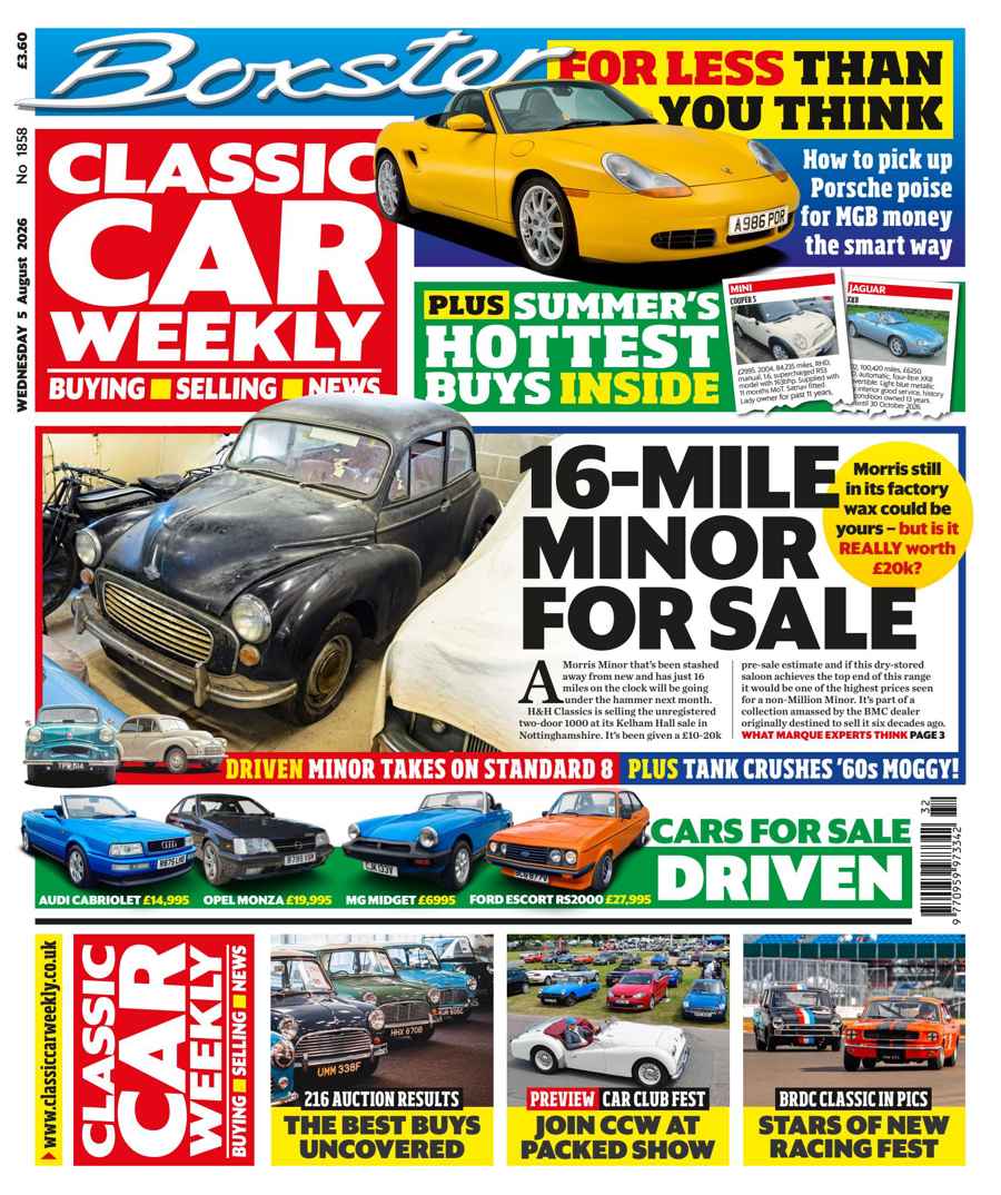 Classic Car Weekly issue 05 August 2026