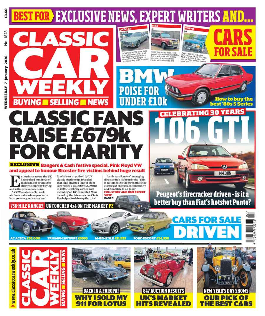 Classic Car Weekly issue 07 January 2026