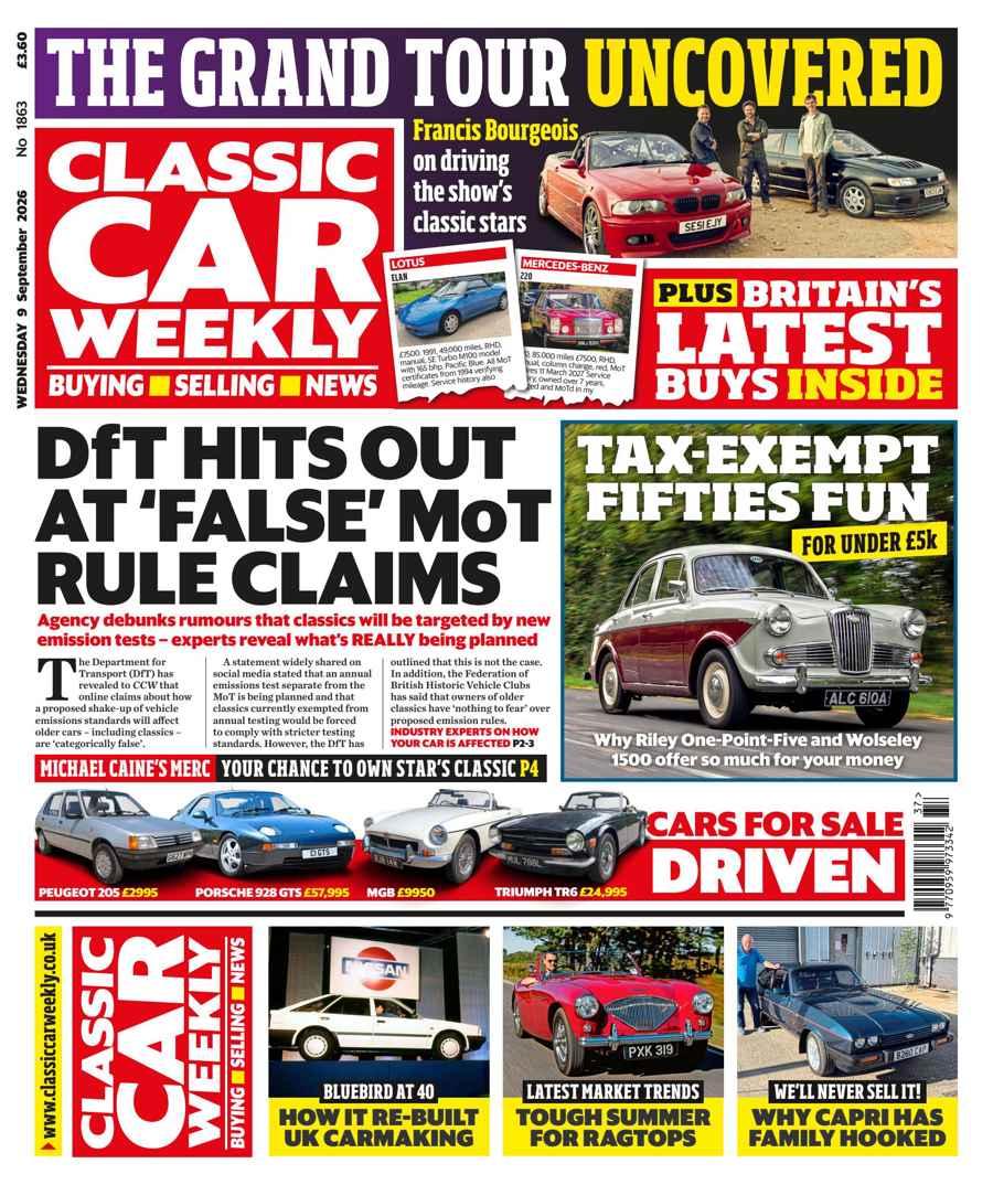 Classic Car Weekly issue 09 September 2026