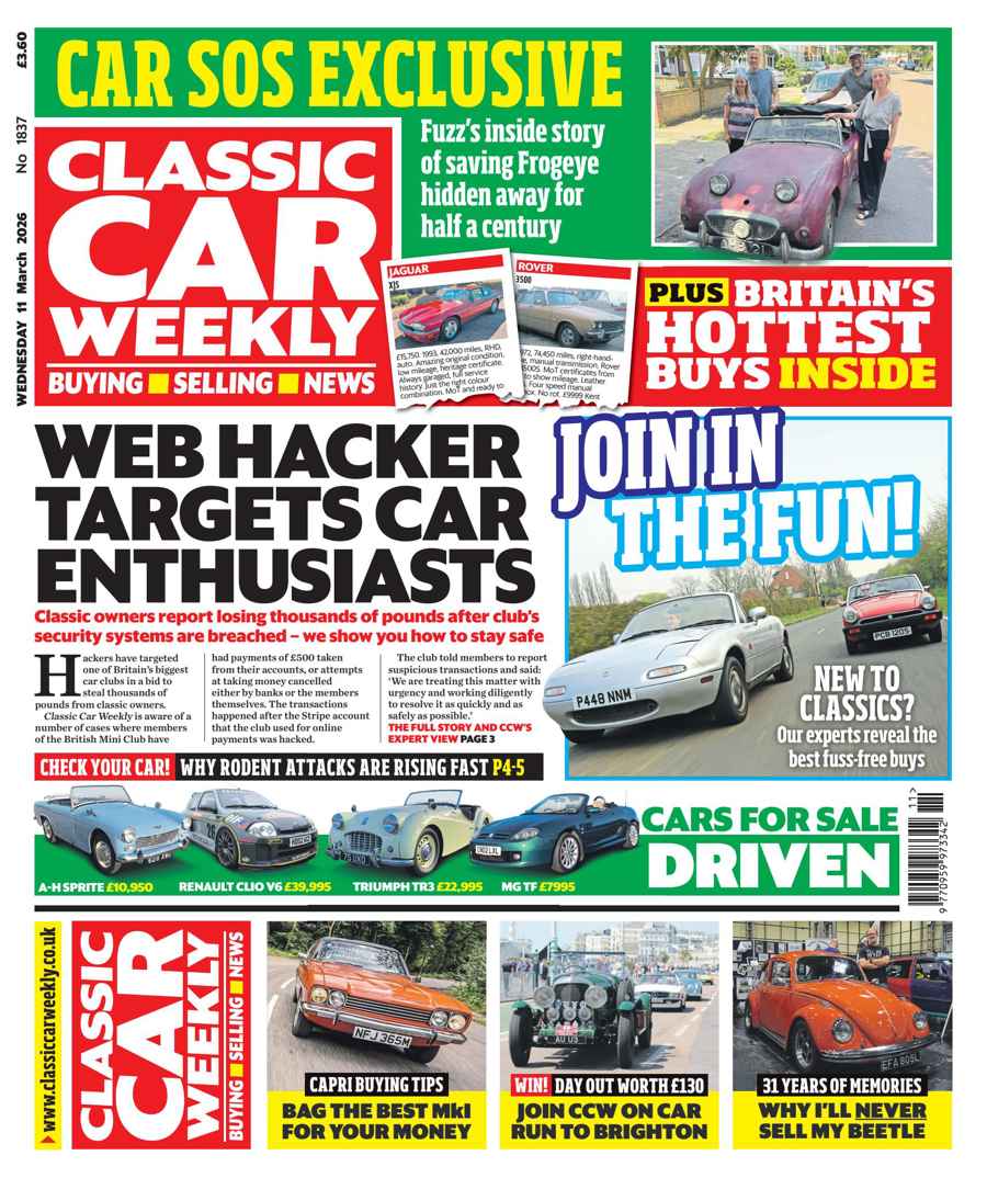 CLASSIC CAR WEEKLY
