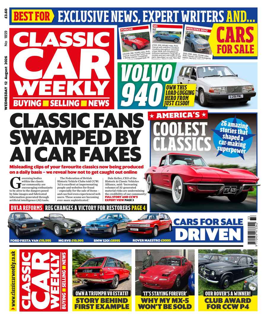 Classic Car Weekly issue 12 August 2026